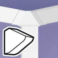 Legrand 032314 DLP/угол Загл.58 бел