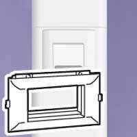 Legrand 032352 Mosaic Супп.4м кр.110 бел