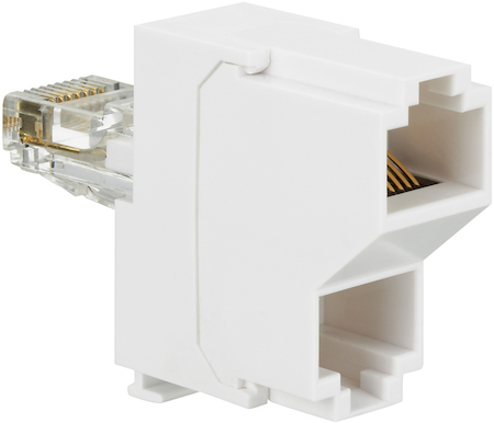 Legrand 032745 MosaicРазв.2XRJ45TEL/ETHERNET