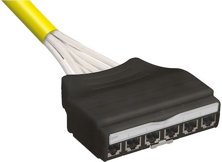 Legrand 032833 Кассета-RJ45 прет. 6м 6a S/FTP