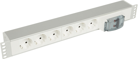 Legrand 033238 19"Бл.6 роз. 2К+З+MCB нем.стд.