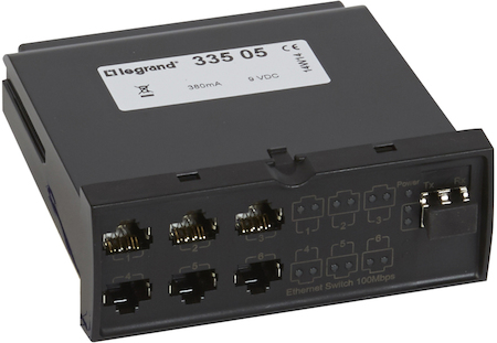 Legrand 033505 Коммут. 6xRJ45+2LC 10/100 VOIP