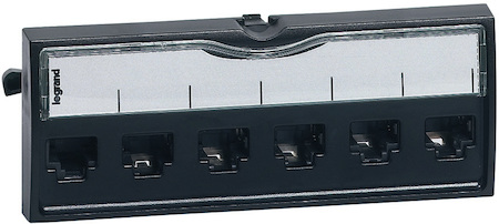 Legrand 033576 Вставка STP 6RJ45 кат6А
