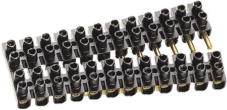 Legrand 034253 Suprem Клеммник прох.6мм2черн