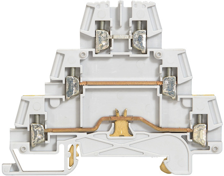 Legrand 037152 Клемма 2,5х5, 3 яруса, PEN