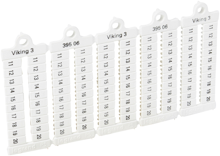 Legrand 039506 VikingМарк.пласт.5мм11-20 гор.