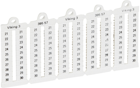 Legrand 039557 Vik. Марк.пласт.5мм 21-30 верт