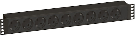 Legrand 046560 19" Блок розеток 9 розеток 2К+З