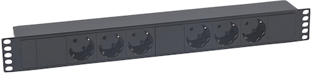 Legrand 046562 19"Бл. 6 роз. 2К+З