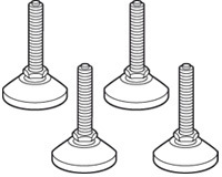 Legrand 047701 ножки регул. для inox