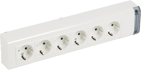 Legrand 050627 Блок розет.6х2К+З 16А нем.стд.