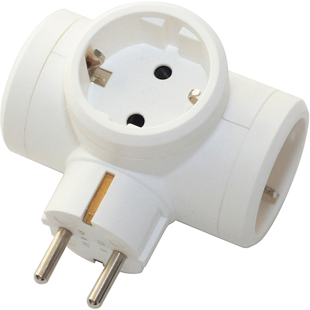 Legrand 050662 Розетка 3X2P+T белая