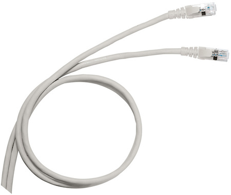 Legrand 051745 П-корд U/UTP 5е PVC 0,6м сер.