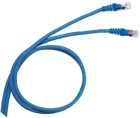 Legrand 051815 П-корд F/UTPкат6 PVC 0,5м син