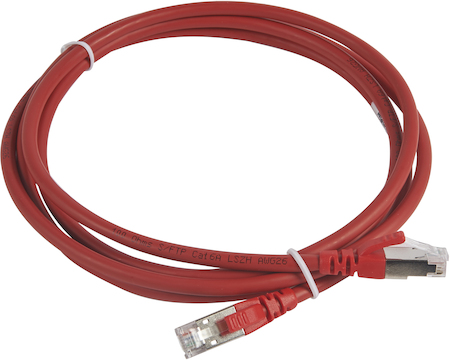 Legrand 051871 П-корд S/FTP 6а LSZH 2м красн.