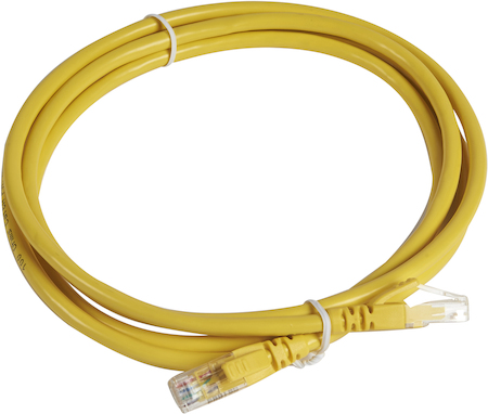 Legrand 051883 П-корд U/UTP 6а PVC 2м желт.