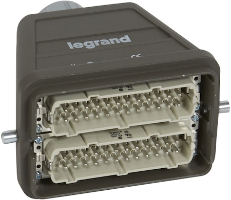 Legrand 052648 Каб.вилка, верт.16А 48К+З