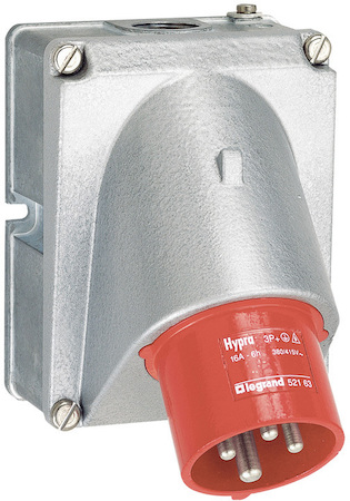 Legrand 052863 Вил.встр.Hyp IP44 3К+З 400v 32А