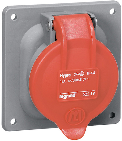 Legrand 053824 Роз.встр.Hyp IP44 3К+H+З 400v 63А