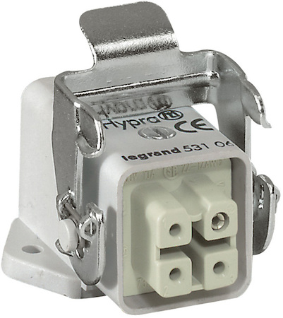 Legrand 053106 Роз.,пласт,утопл. 10А 3К+З