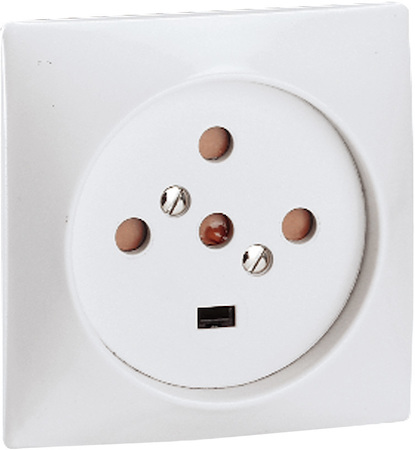 Legrand 055427 Розетка сил.3К+Н+З 20А на винт