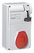 Legrand 056613 P17Щит с блок. 32А 3К+З 380В IP44