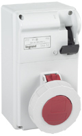 Legrand 056633 P17Щит с блок. 32А 3К+З 380В IP66