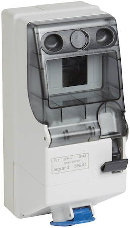 Legrand 056641 P17Щит.5мод. с блок. 16А 2К+З 230В IP44