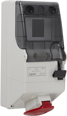 Legrand 056653 P17Щит.5мод. с блок. 32А 3К+З 380В IP44