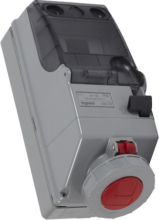 Legrand 056673 P17Щит.5мод. с блок. 32А 3К+З 380В IP66