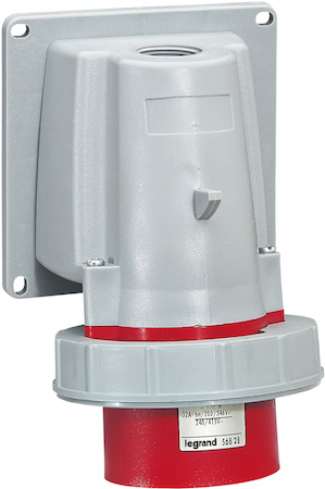 Legrand 056828 Вилка наклад. 32А 3К+H+З 380В IP67