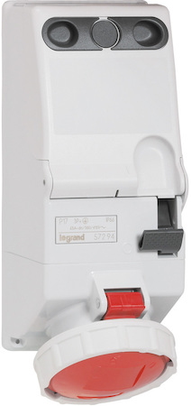 Legrand 057294 P17Пан.комб. с блок.в щит. 63А 3К+З 380В IP67