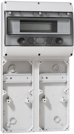 Legrand 057703 P17Осн.щит.12мод. для 2 лиц.пан. 280х125 IP66