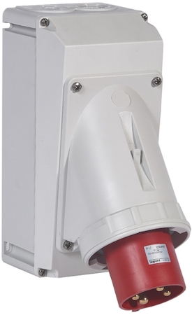 Legrand 058734 Вилка наклад. 63А 3К+З 380В IP67