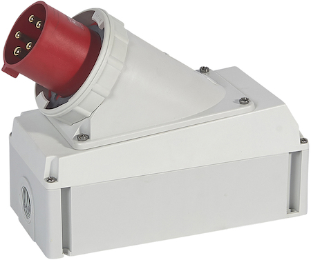 Legrand 058735 Вилка наклад. 63А 3К+H+З 380В IP67