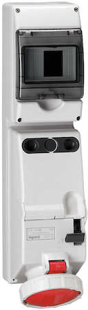 Legrand 058918 P17Щит.5мод. с блок. 63А 3К+З 380В IP66