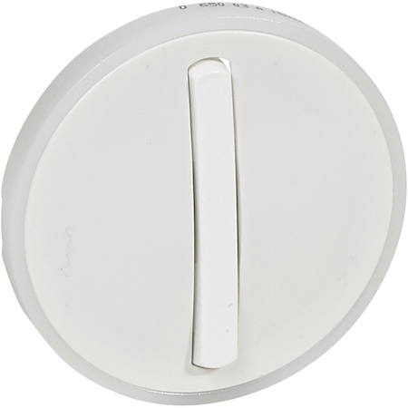 Legrand 065003 Celianе Лицевая панель 1-клавишного "тонкого" выключателя с кольцевой подсветкой, белая