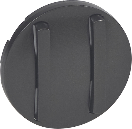 Legrand 065202 CLN2 Накл. выкл.2к slim Графит