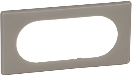Legrand 066725 CLN2 Рамка 2п wide Грэй перк.