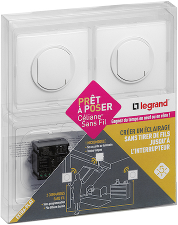 Legrand 067277 CLN2 компл. радио выкл. белый