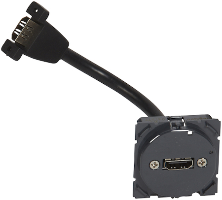 Legrand 067377 Celiane Роз. HDMI с кабелем