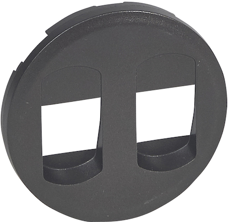 Legrand 067814 CLN2 Накл. аудиороз.2х Графит