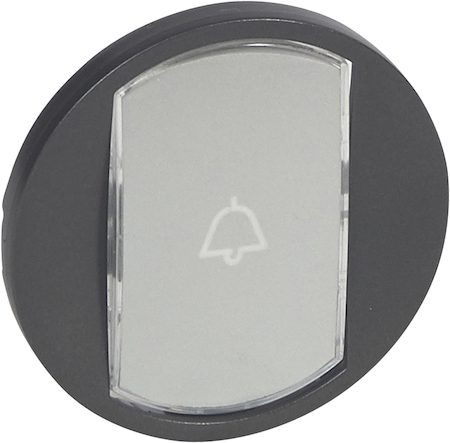 Legrand 067934 CLN2 Накл. выкл.с надп. Графит