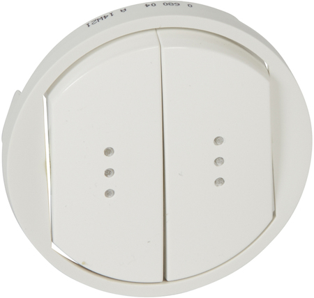 Legrand 068004 CLN ЛП выкл. дв. с инд.бел.