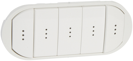 Legrand 068020 Клавиша Белая 5-клав выключат