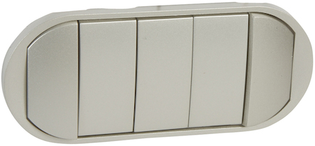 Legrand 068311 Celiane ЛП выкл. 5-кл.титан