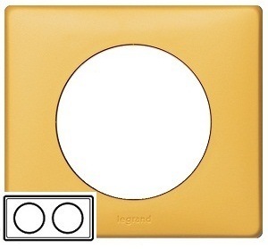 Legrand 068672 Рамка 2п Шафран CLN