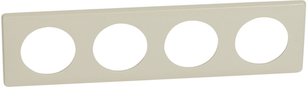 Legrand 068754 Рамка 4п Светло-Беж CLN