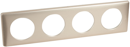 Legrand 068944 Рамка 4п Слюда CLN