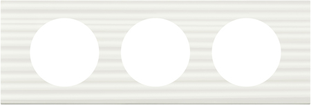 Legrand 069013 CLN2 Рамка 3п Corian БелРельеф